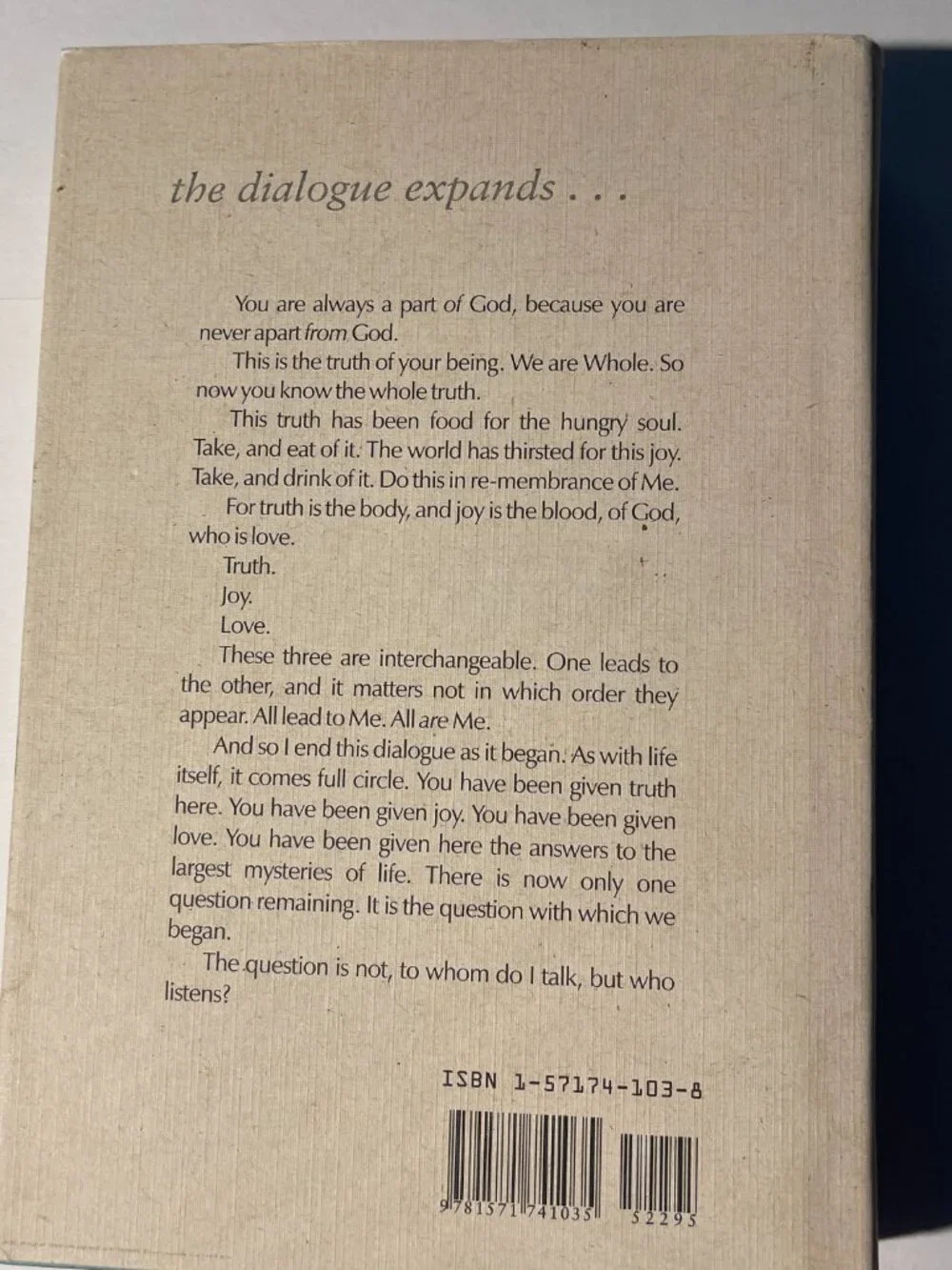 Conversations with God: An Uncommon Dialogue, Book 3 by Neale Donald Walsch: VG - Picture 2 of 2